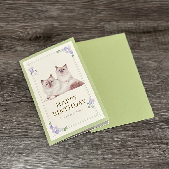 Barmen Kitten Cat Birthday Card ❘ Celebrate Card ❘ Happy Birthday Card - Picture 6 of 7
